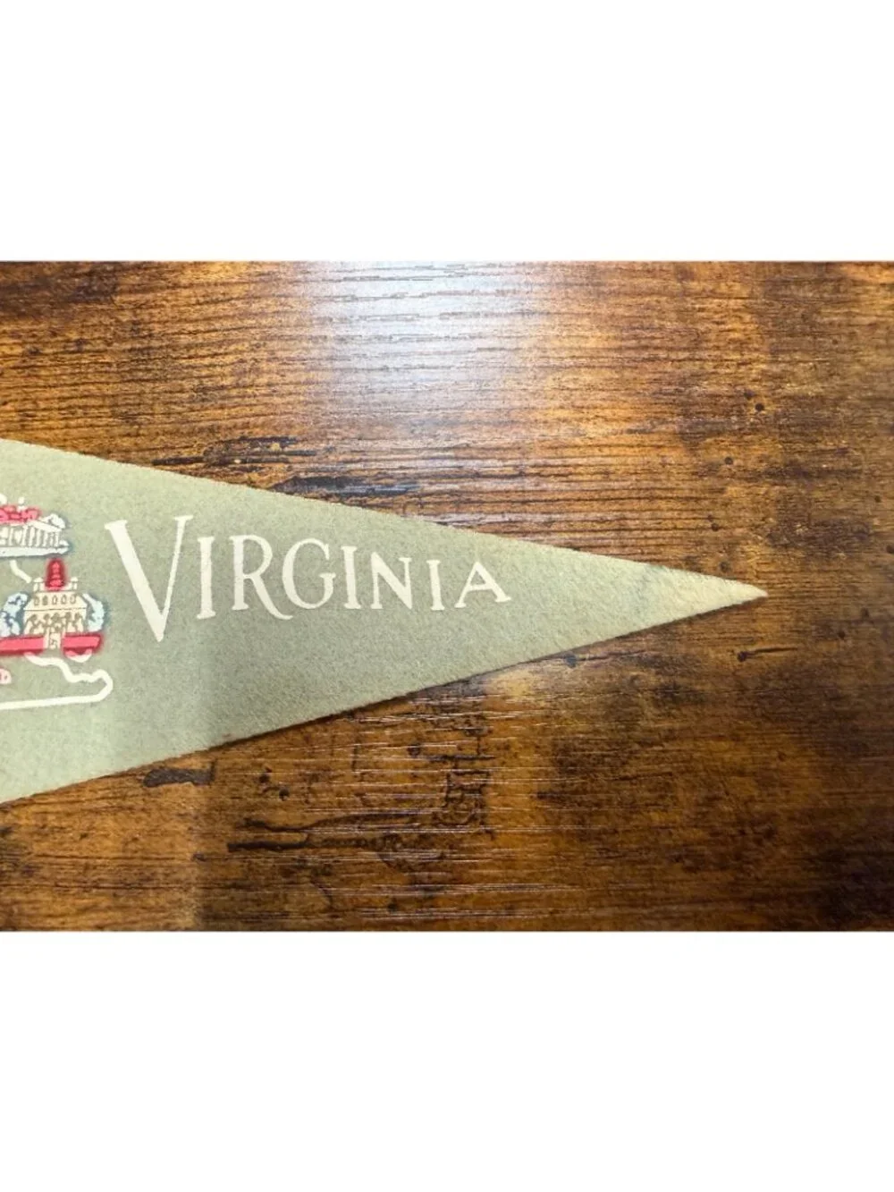 Vintage Virginia mini pennant